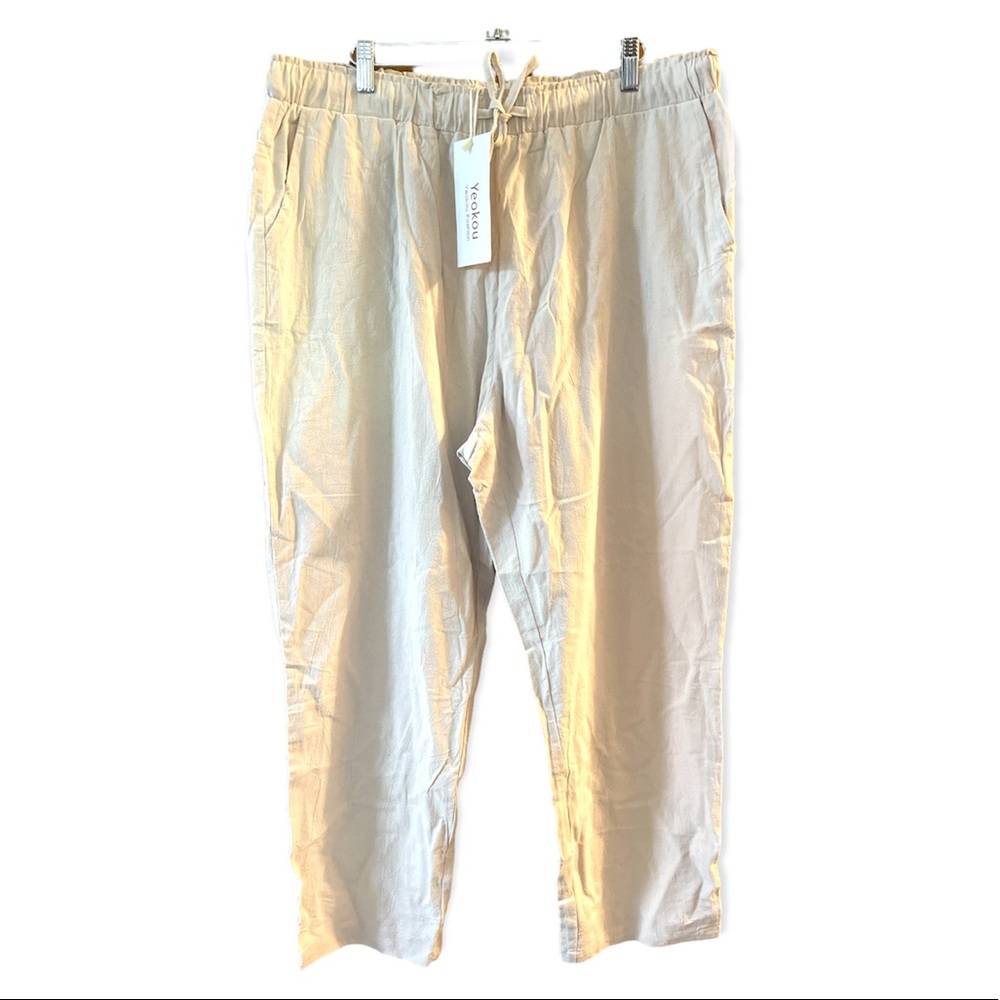 NWT XXL 100% Cotton Lightweight Drawstring Pant